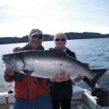 Lovely lady's biggest King Salmon, June 2010