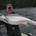 33 lb King Salmon taken on a 8 weight fly rod